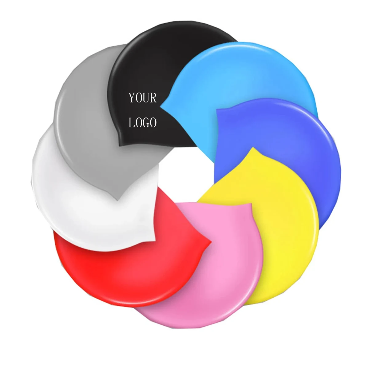 Silicone Swim Caps for Adults 1