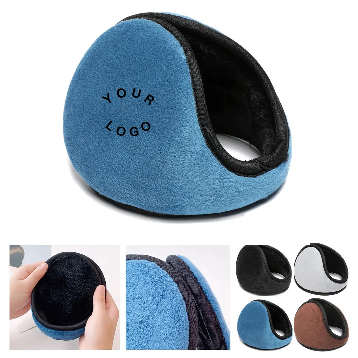 Warm Fleece Earmuffs for Skiing or Hiking 1
