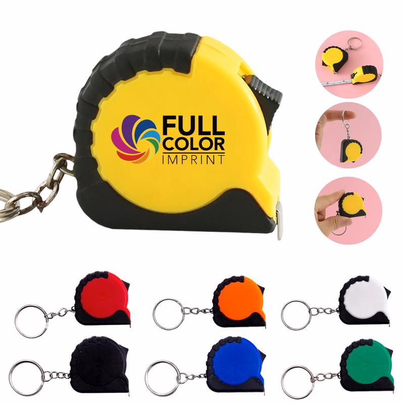 Mini Tape Measure Key Fob