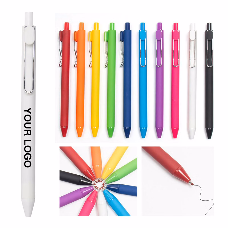 Matte Plastic Ink Pen with Black or Blue Ink