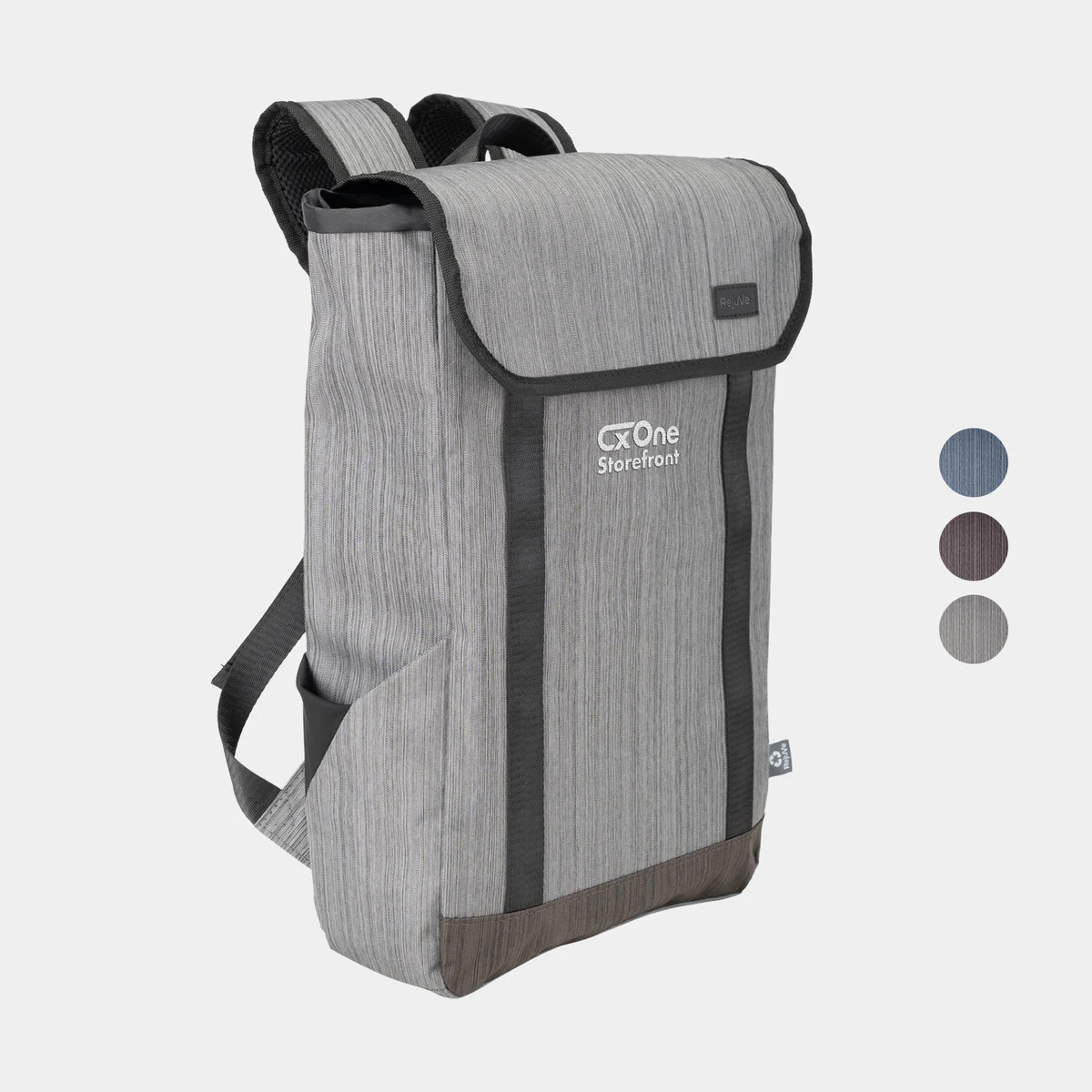 RejuVe® ELEMENT Recycled Heather Modern Business Travel Backpack 1