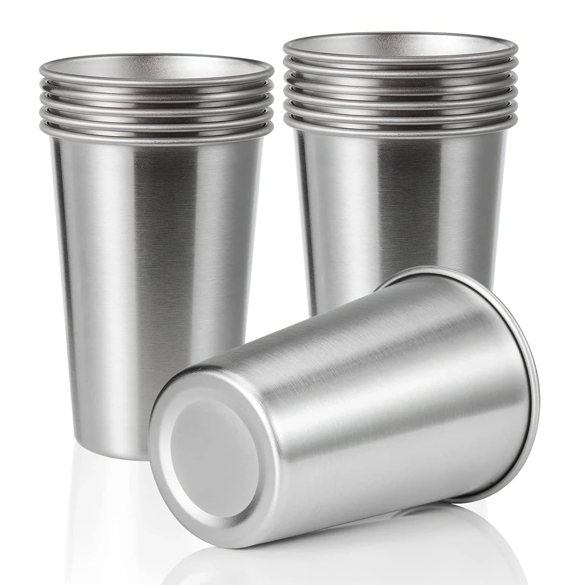 Stainless Steel Cups 12oz Pint Tumbler 1