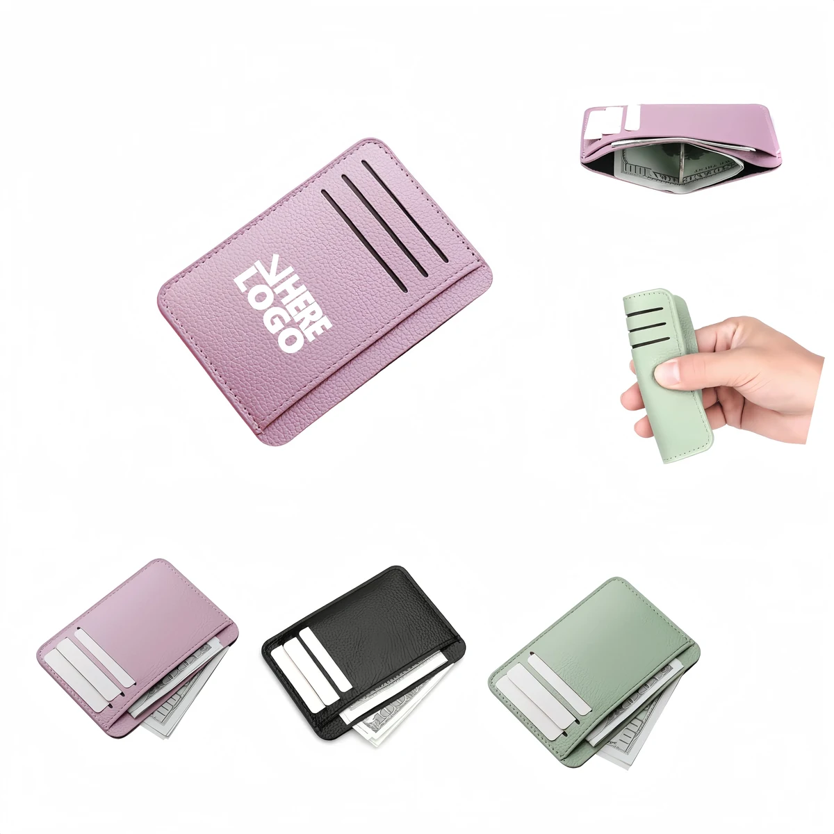 Fashion Portable Leather Wallet 1