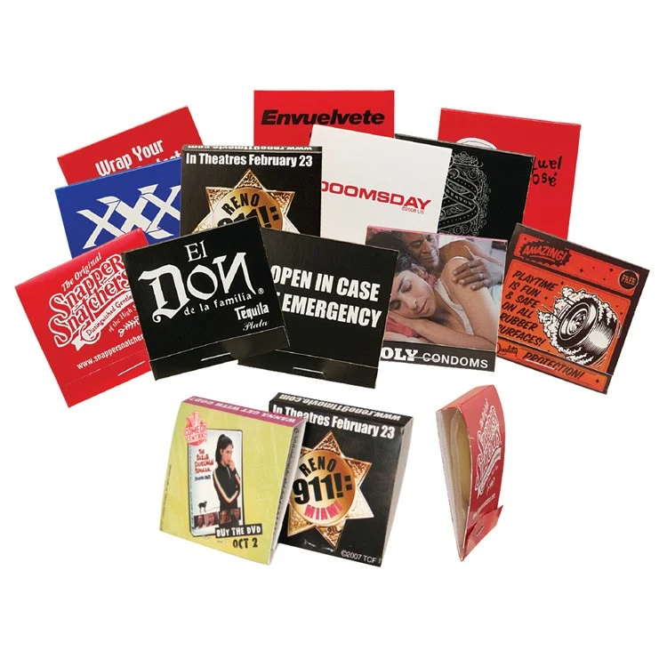 Condom Matchbook w/4 Color Process Printing (CMYK) 1