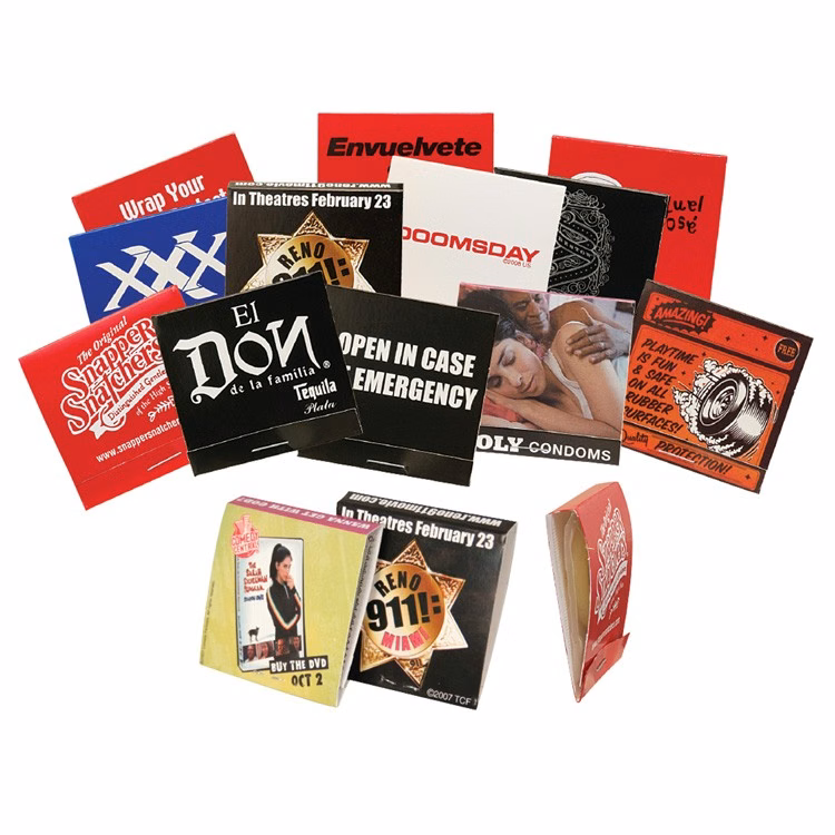 Condom Matchbook w/4 Color Process Printing (CMYK)