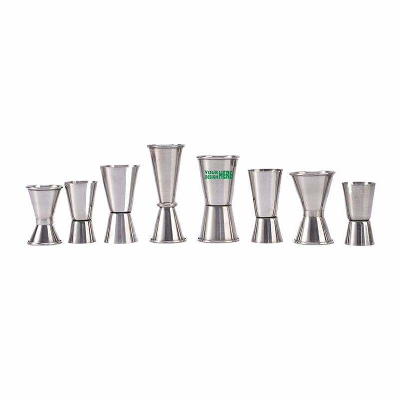 MOQ 50 Durable Stainless Steel Double Jigger for Bar
