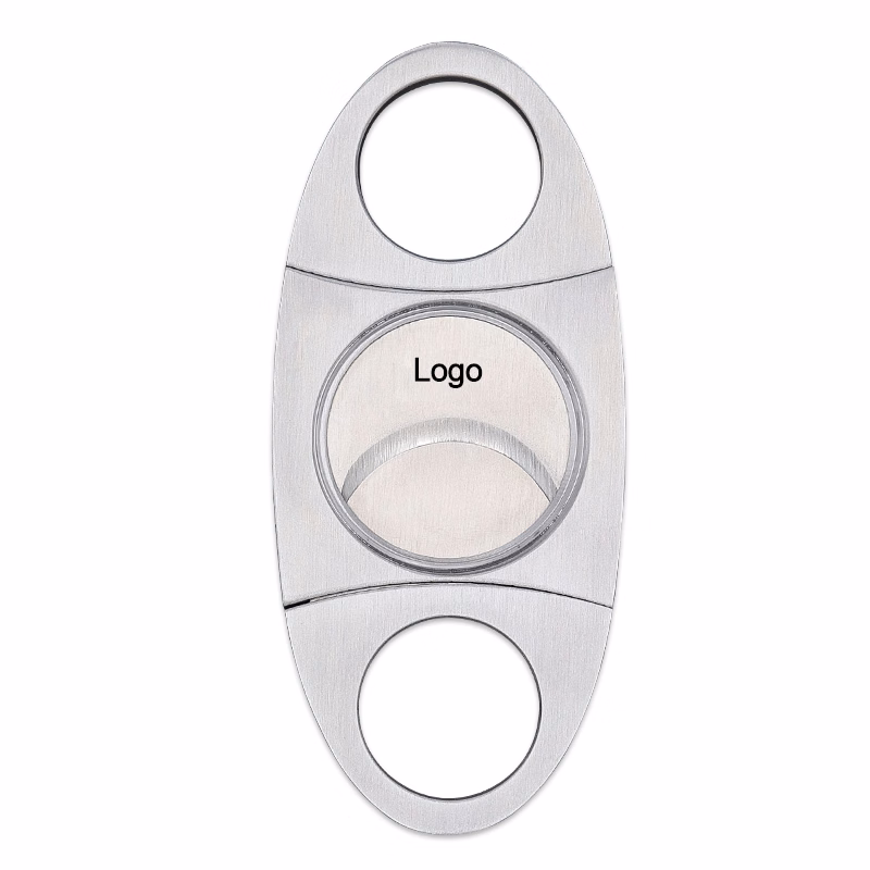 Double Blade Stainless Steel Cigar Cutter