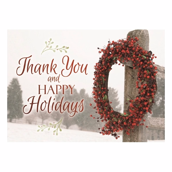 Simply Thankful Holiday Greeting Card