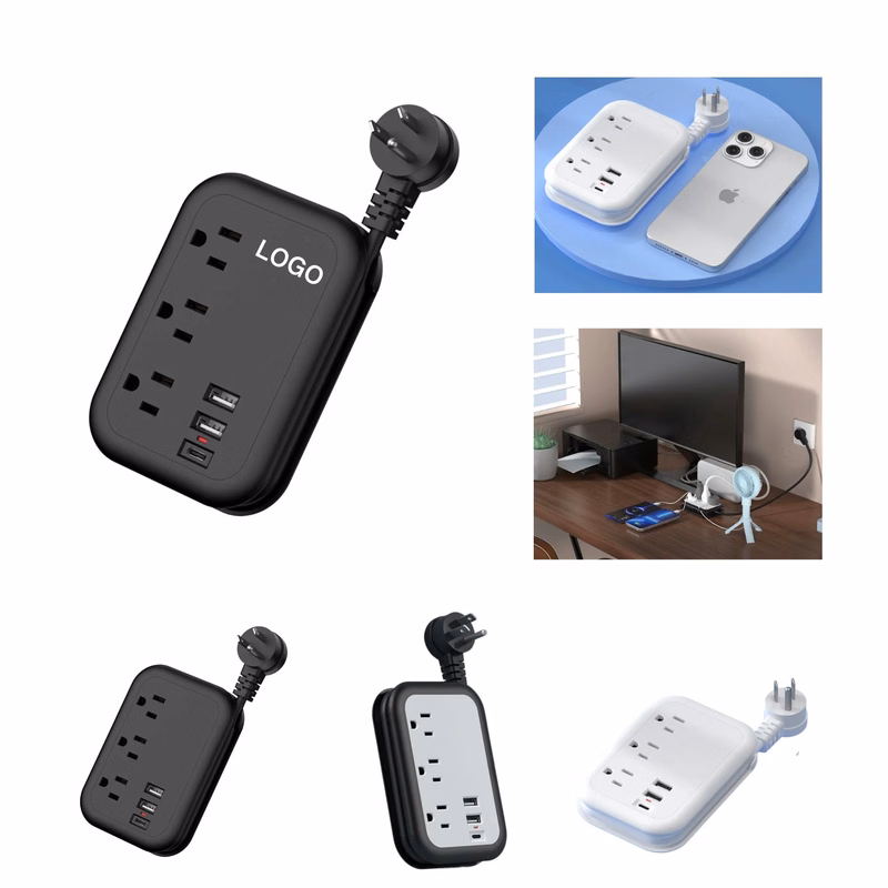 Three Hole Smart Usb Travel Plug in Board