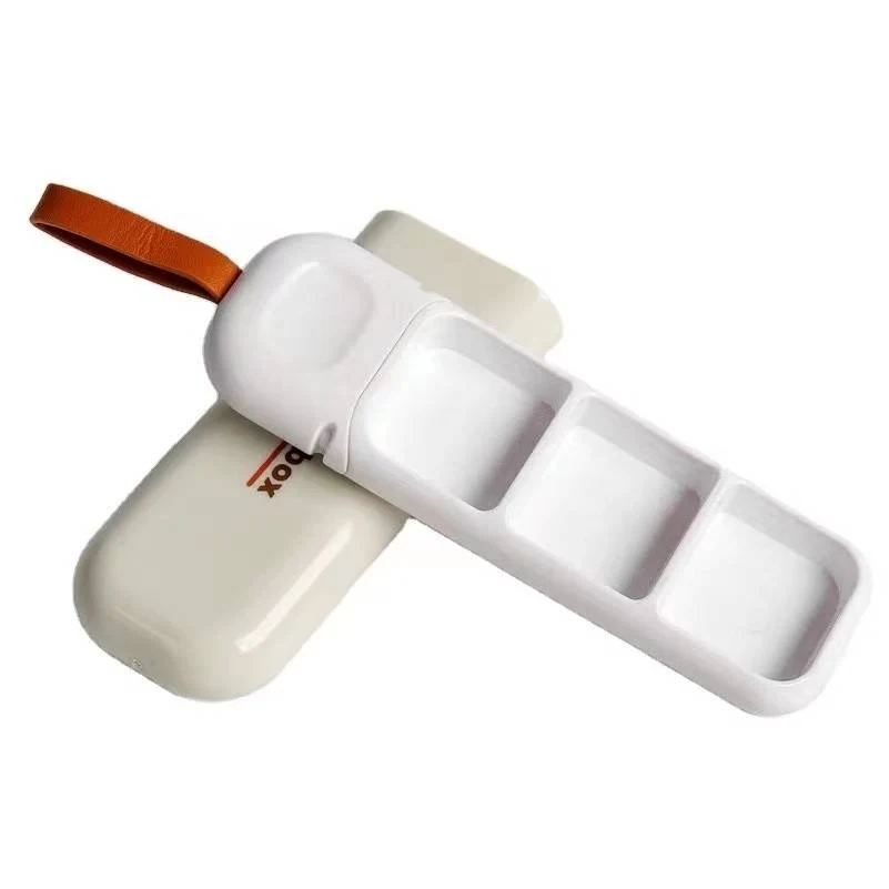 Mini Carrying Multi-compartment Divided One Day Medicine Box 1