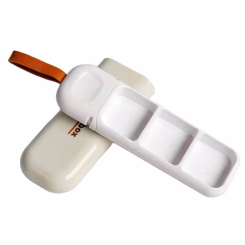 Mini Carrying Multi-compartment Divided One Day Medicine Box