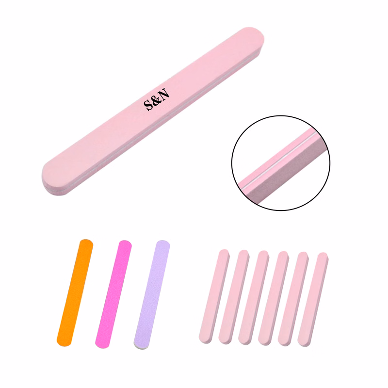Double Sided Sponge Polishing Strips Nail Manicure File