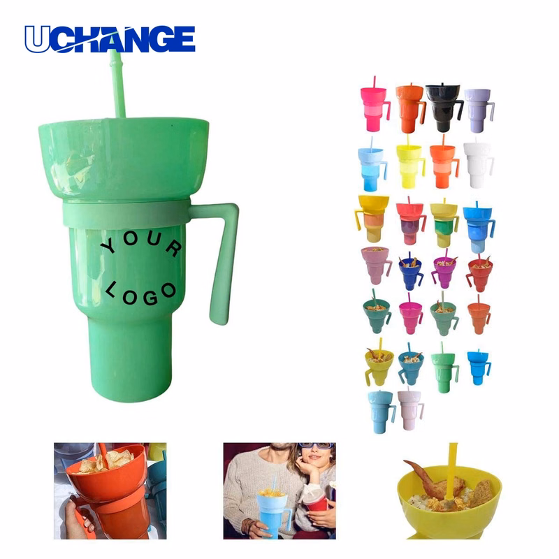 Reusable Plastic Food Cup Container for Snacks