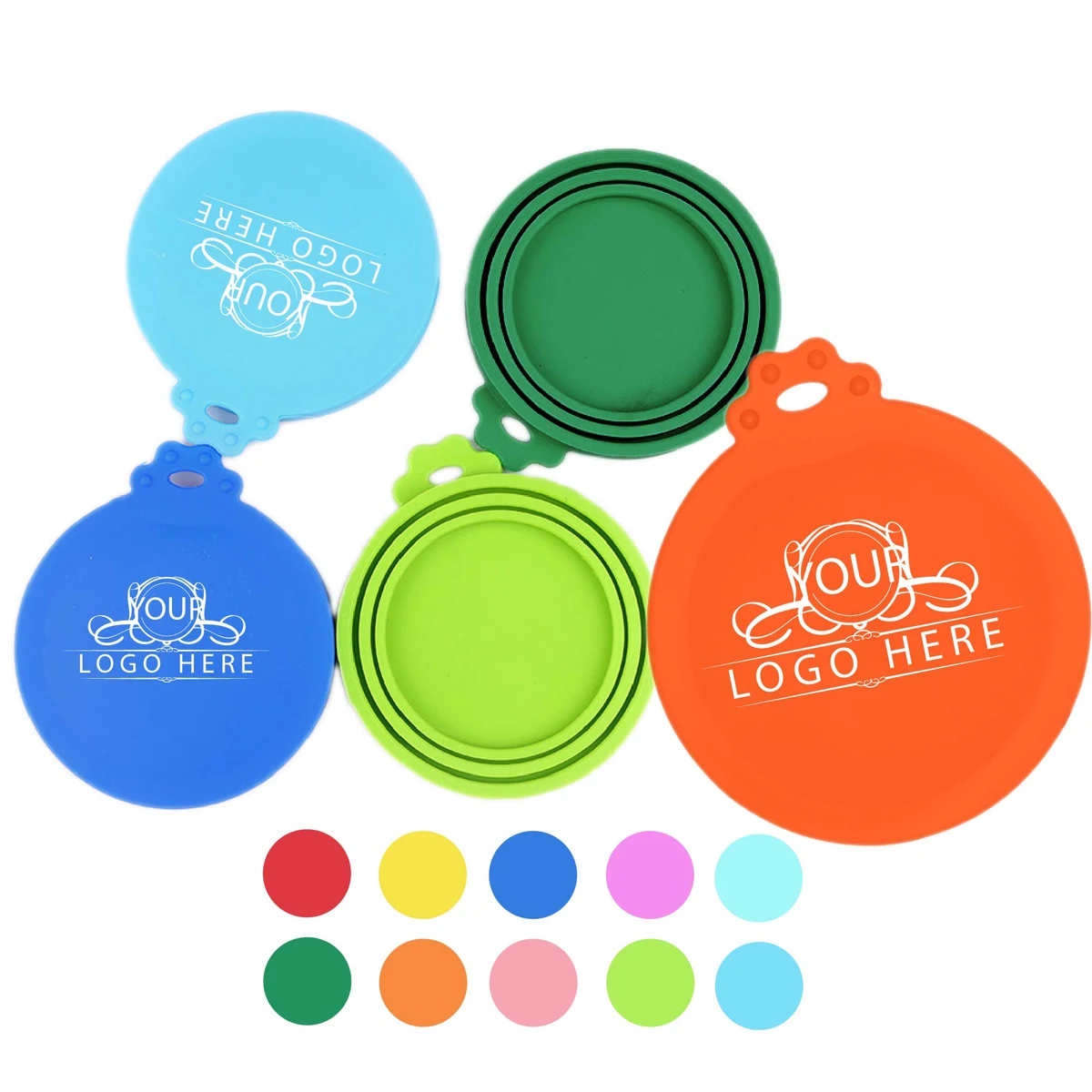 Silicone Pet Food Storage Can Lids 1