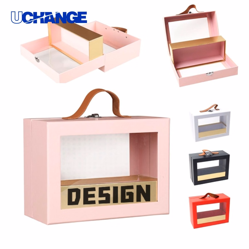 Square Gift Box with Clear Window