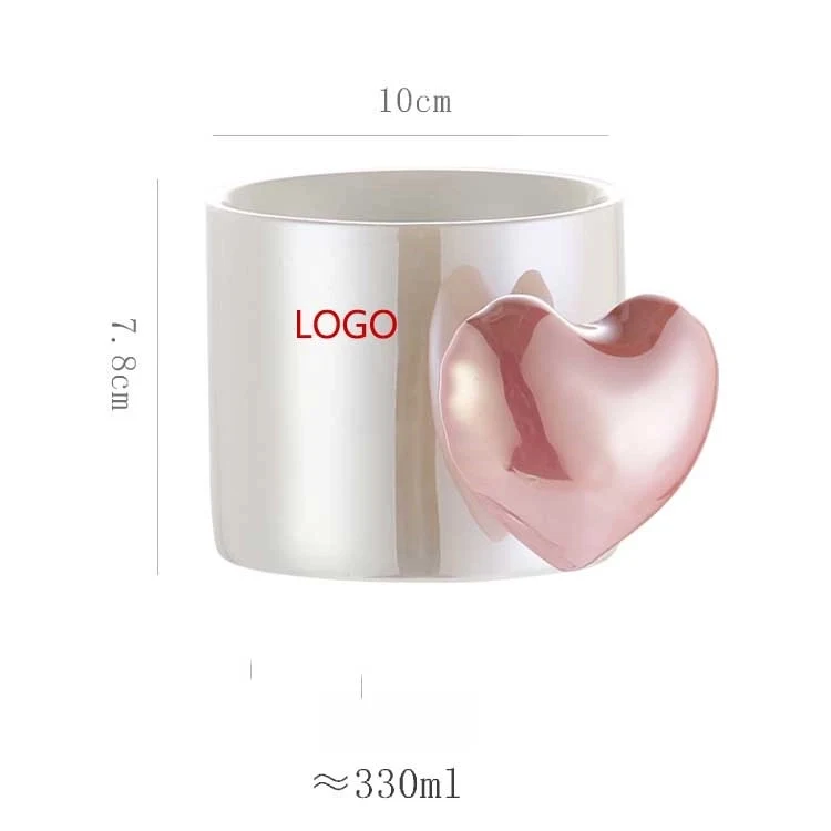 Ceramic Mug Souvenirs & Water Cup Three-Dimensional Love 1