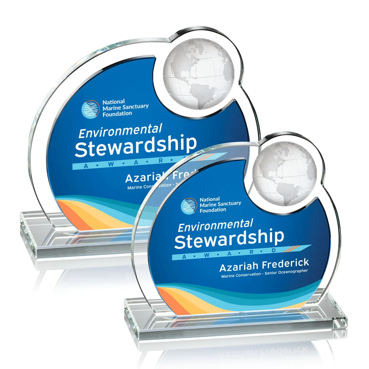 Riccarda VividPrint™ Award - Blue 1