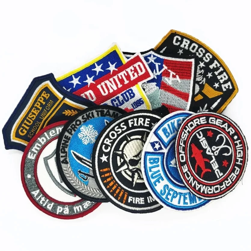 Custom Shape Embroidery Patches 1