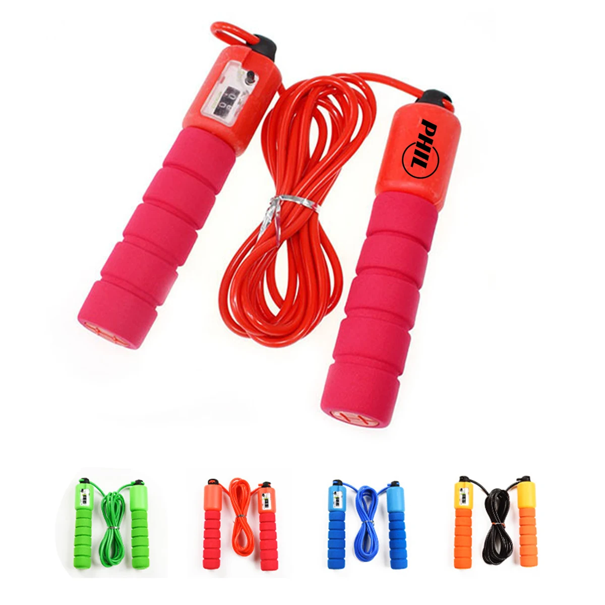 Digital Step Counting Jump Rope 1