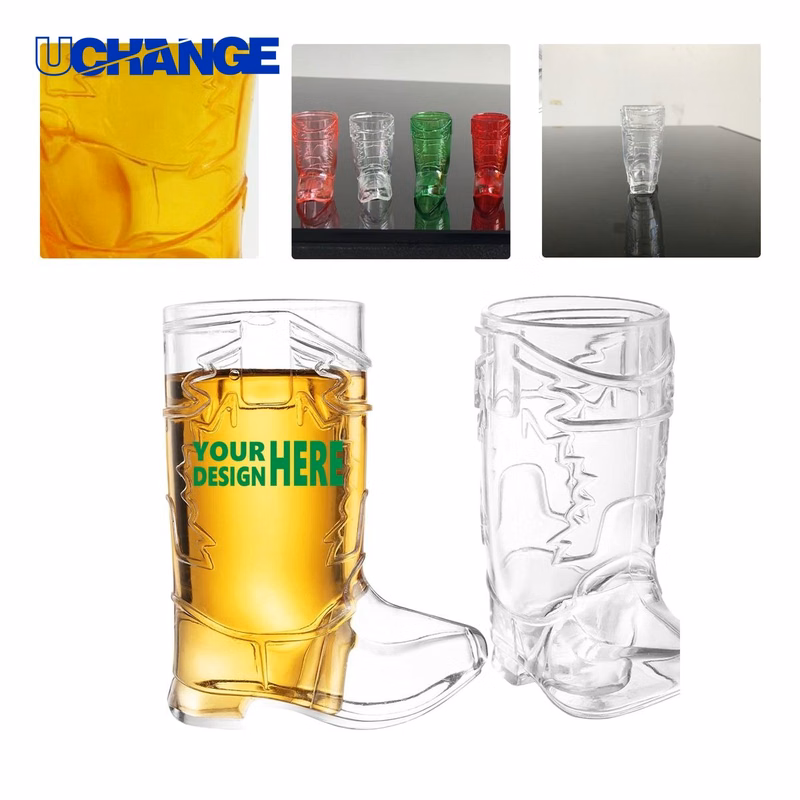 Mini Cowboy Boot Shot Glass Container for Cocktails