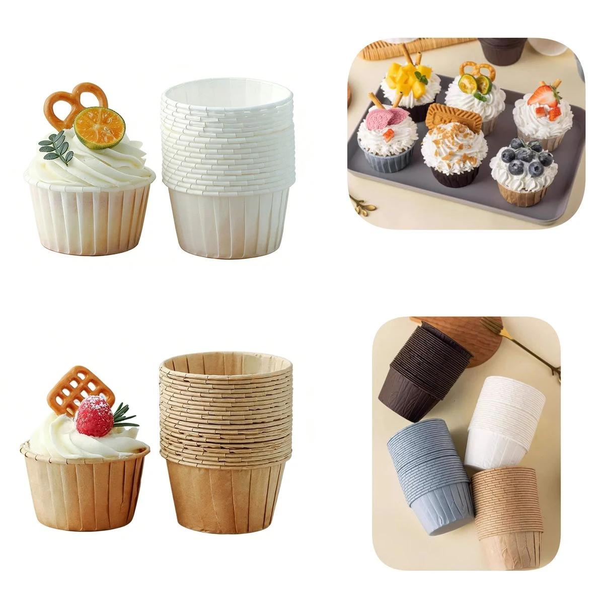 Laminated Paper Baking Cups 1