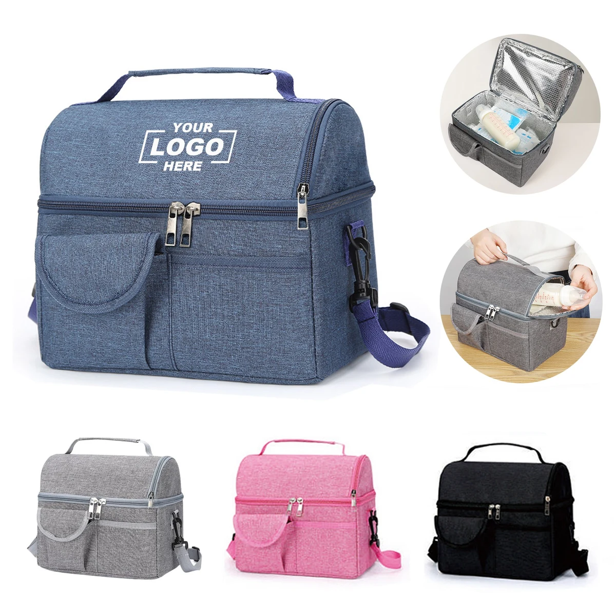 Insulated Lunch Bag with Oxford Fabric 1