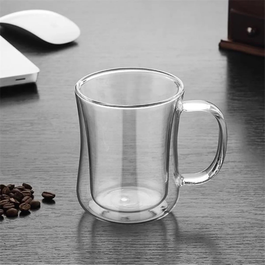 Double Wall Espresso Glass Coffee Cups 1