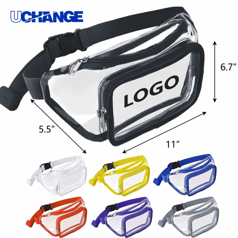 Water-Resistant Clear Crossbody Fanny Pack