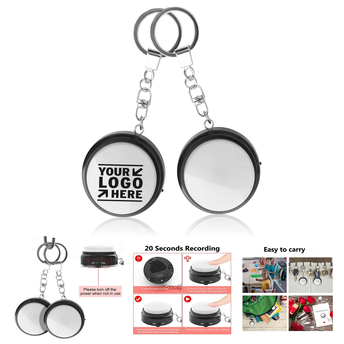 20 Second Recordable Sound Button 1