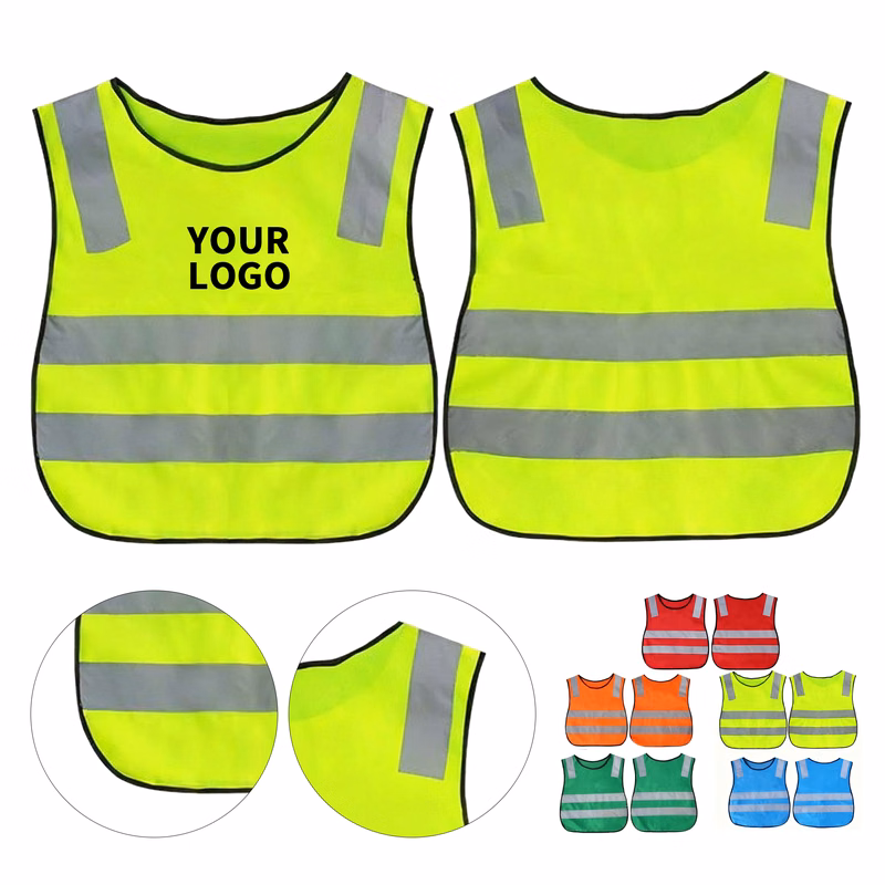 Polyester Fabric Children Reflective Safety Vest