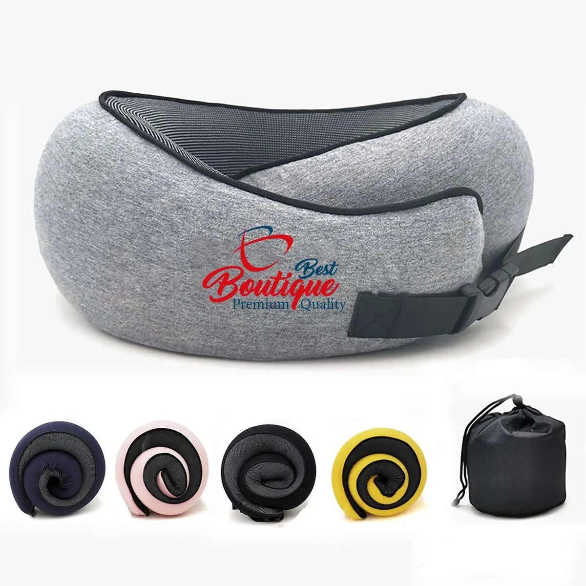 Pure Memory Foam Travel Neck Pillow 1