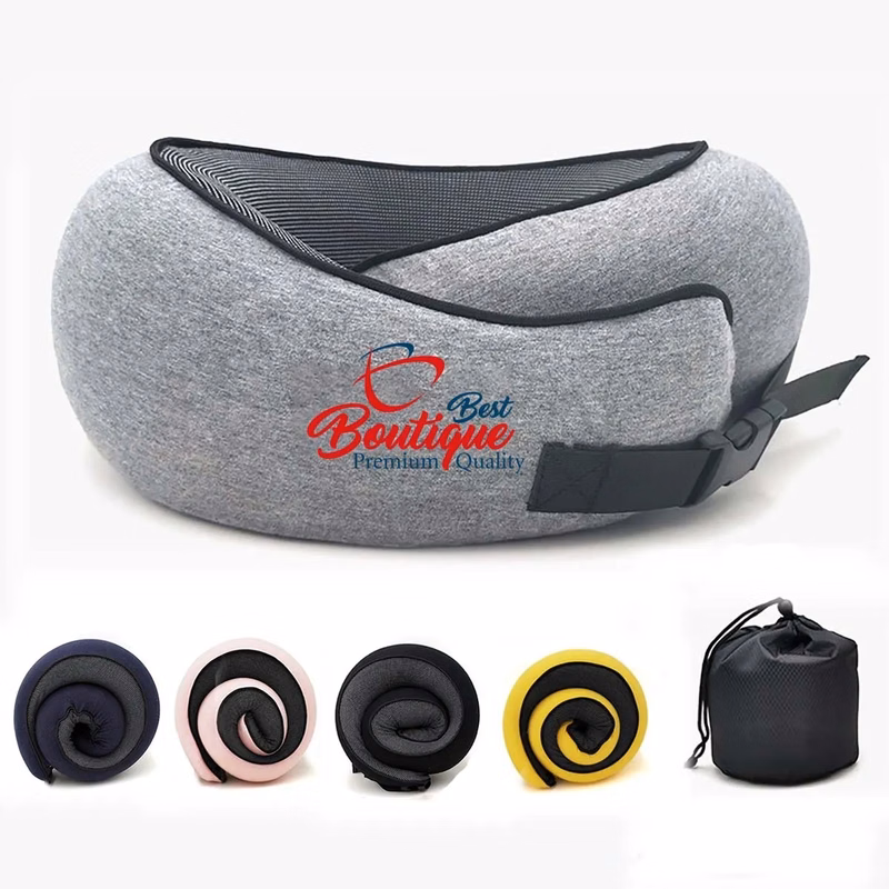 Pure Memory Foam Travel Neck Pillow