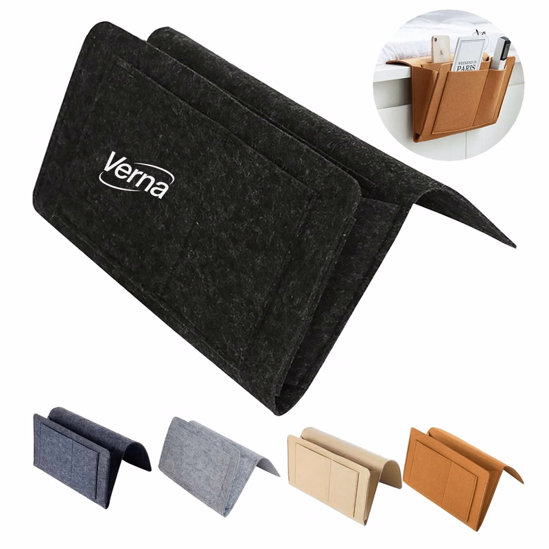 Felt Bedside Hanging Storage Organizer Bag