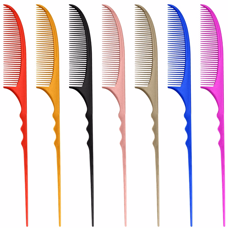 Heat Resistance Salon Comb Rat Tail Parting Combs
