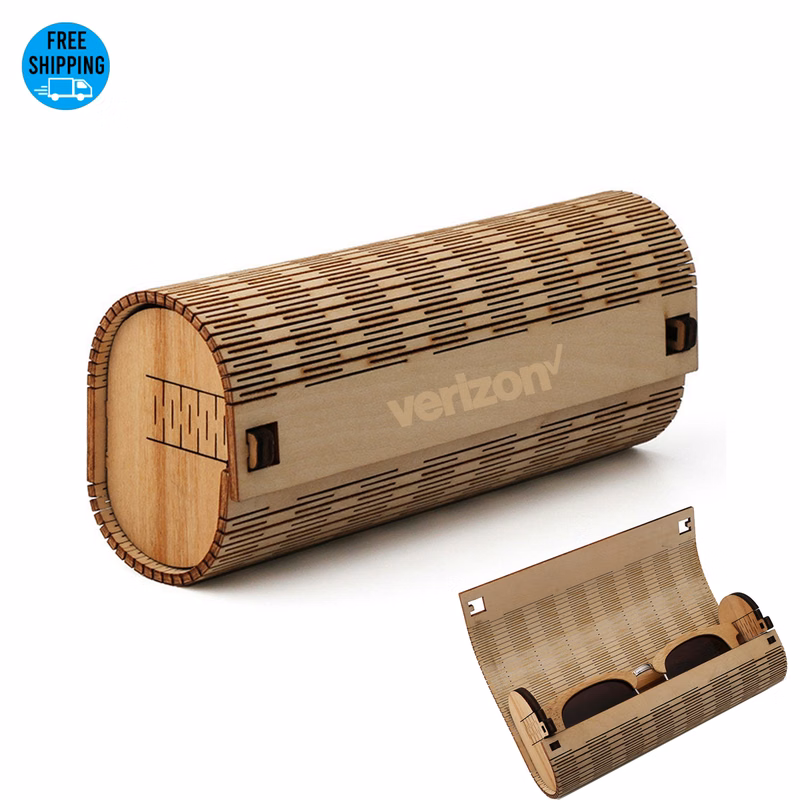 Fashion Wood Sunglasses Case-Ocean