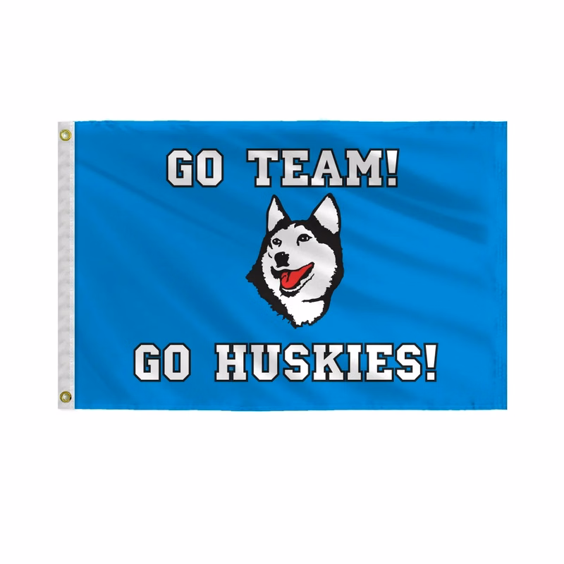 Husky Mascot Flags