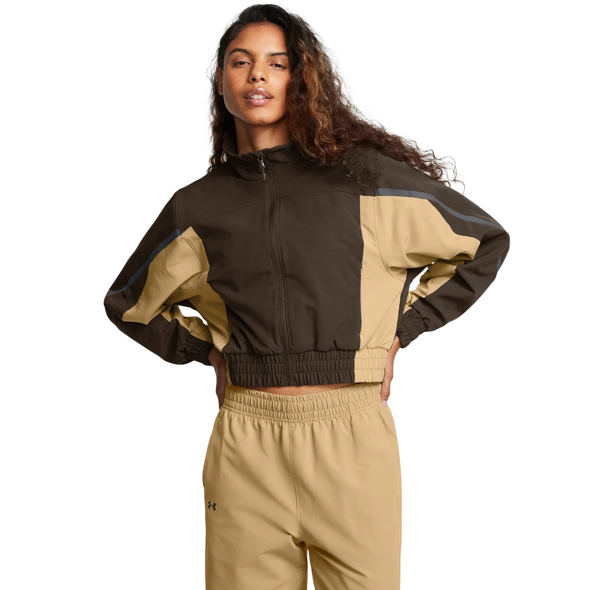 UA Unstoppable Women's Crop Jacket 1