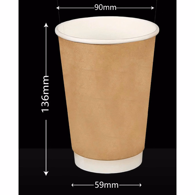 16oz Double Kraft Paper Cup