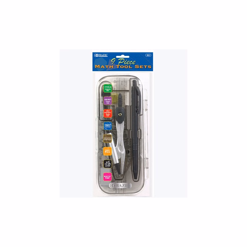 Math Tool Sets - 9 Piece