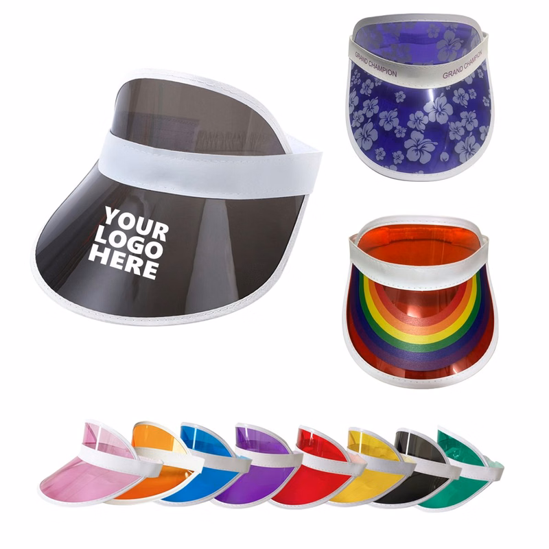 MOQ100 UV Protection PVC Visor Sun Hat