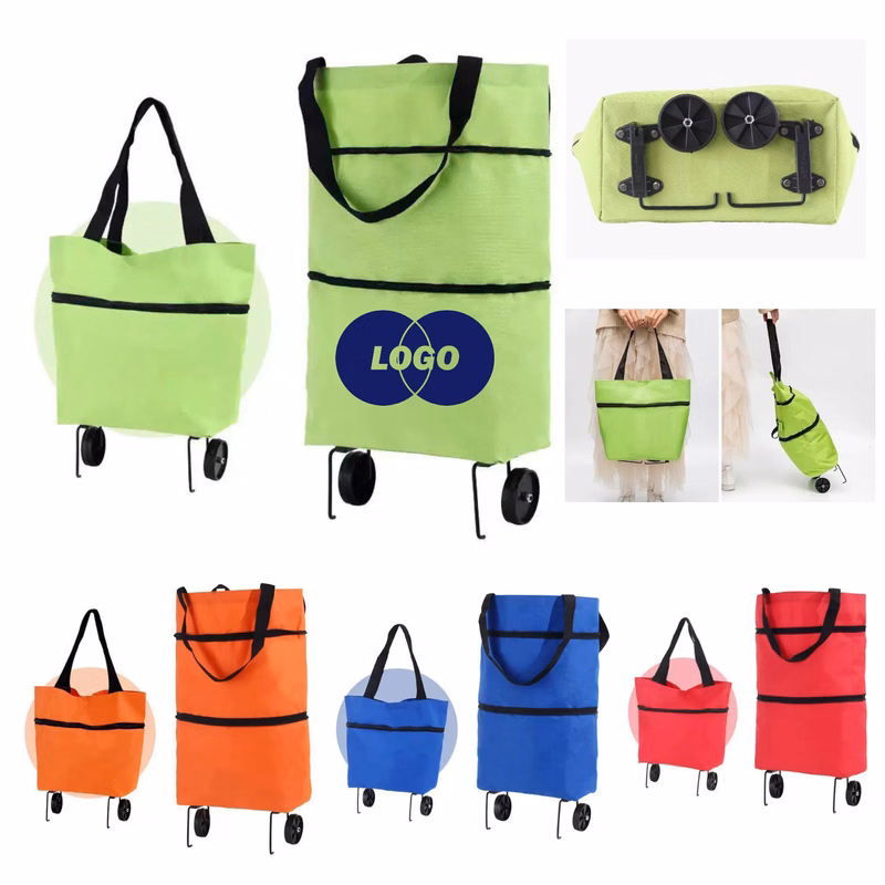 Custom Foldable Rolling Shopping Bag
