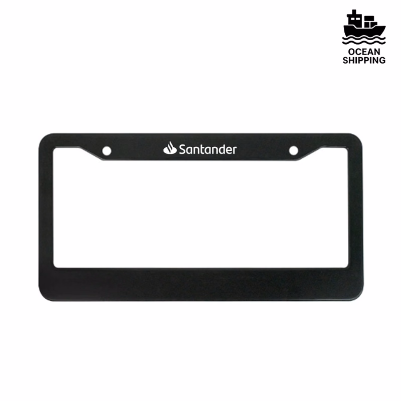 ABS Plastic License Plate Frame - Custom Shape Available
