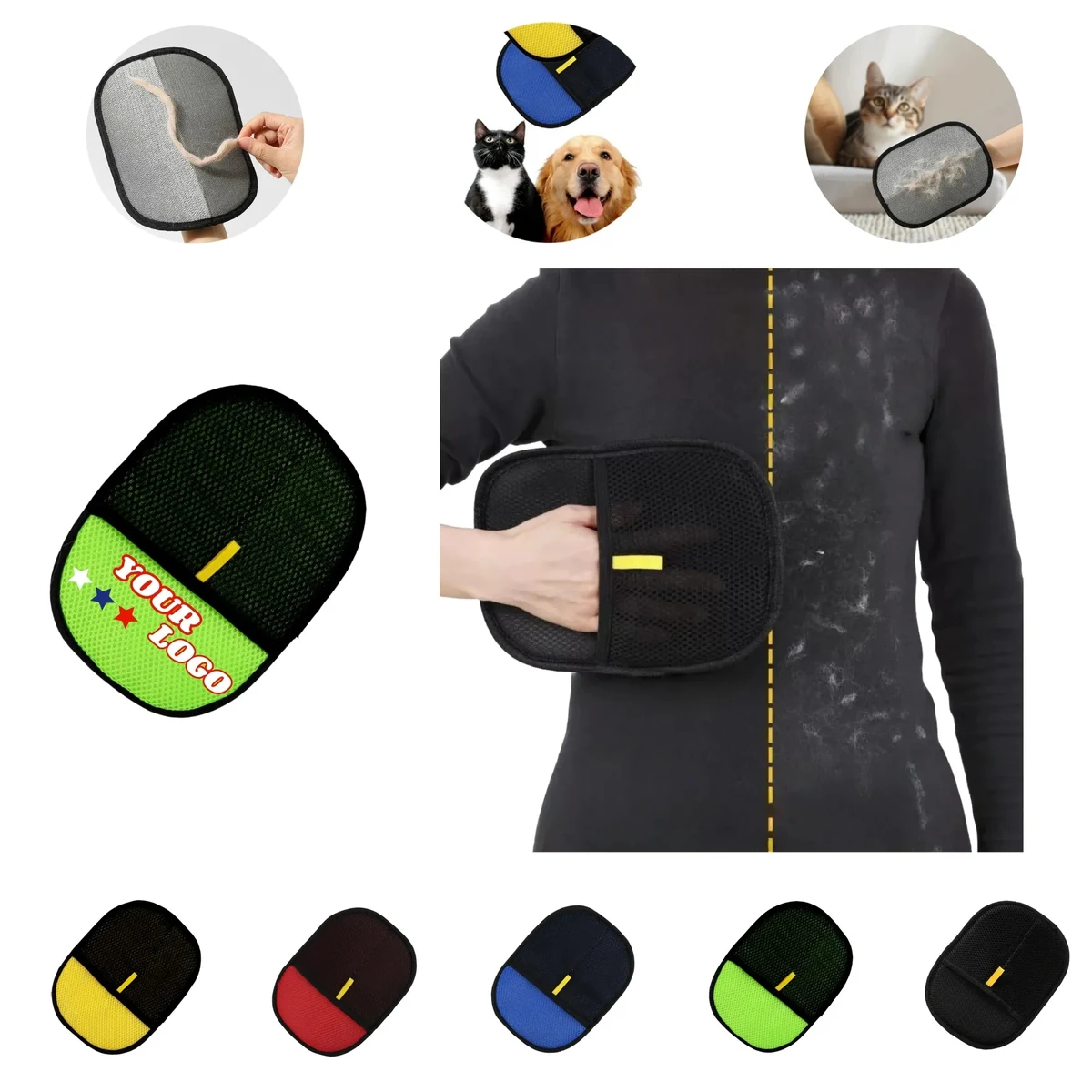 Portable Reusable Pet Depilation Gloves 1