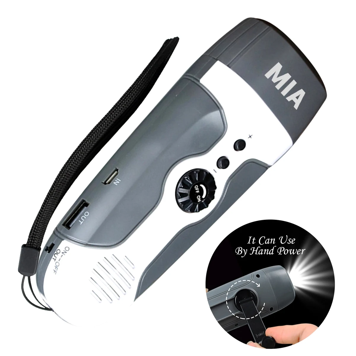 Hand-Cranked Radio Lighting Tool 1