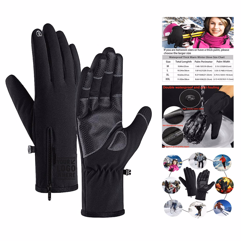 30 Windproof Waterproof Touch Screen Gloves