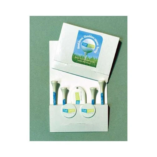 Pro Elite Gold Standard Golf Outing Packet w/ Four Tees, 2 Markers & 1 Fixer 1