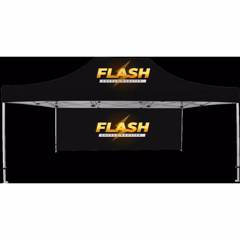 13'x20' Premium Hex Aluminum Frame Tent w/Rear Wall