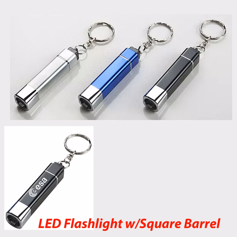 LED Flashlight with Square Barrel