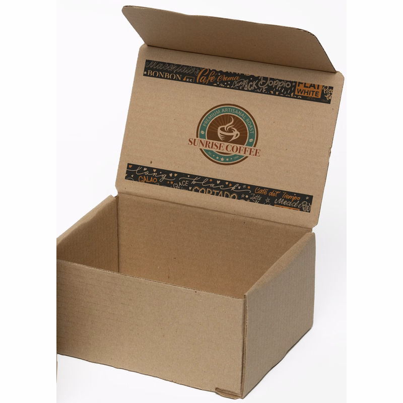 Full Color Natural Display Mailer Box (8"x 6"x 4") (Lid Inside)