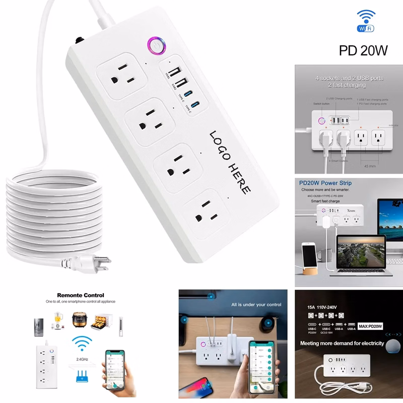 PD 20W Smart Wi-Fi Power Strip
